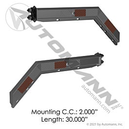Automann 562.436 Spring-Loaded Hanger Angled Chrome