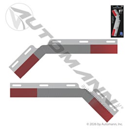 Automann 562.441 Conspicuity Plate Set Angled Aluminum