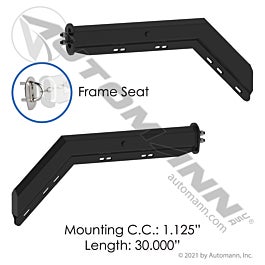 Automann 562.457FS Spring-Loaded Hanger Angled Black FS