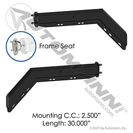 Automann 562.459FS Spring-Loaded Hanger Angled Black FS