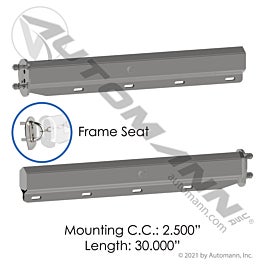 Automann 562.465SS201FS Spring-Loaded Hanger Straight SS201 FS