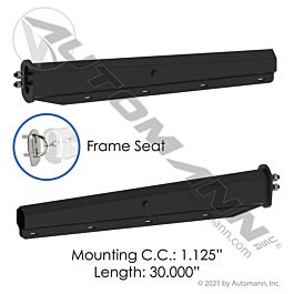 Automann 562.491BFS Spring-Loaded Hanger Tapered Black FS