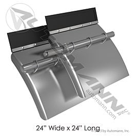 Automann 562.9105 Quarter Fender Kit Stainless Steel