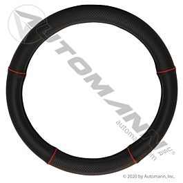 Automann 562.99008SWC-R Steering Wheel Cover Black/Red
