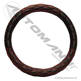 Automann 562.99011SWC-R Steering Wheel Cover Black/Red
