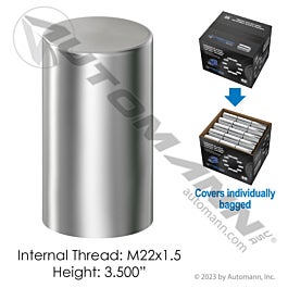 Automann 562.A4050CP-BX60 Chrome Plastic Thread On M22x1.5 60PK