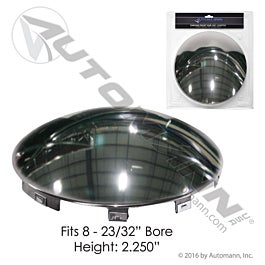 Automann 562.B1601C-BP Front Hub Cap 6 Notch Chrome