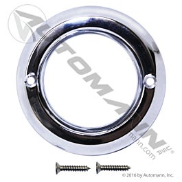 Automann 562.BZ30C Light Bezel 2in Chrome Plastic