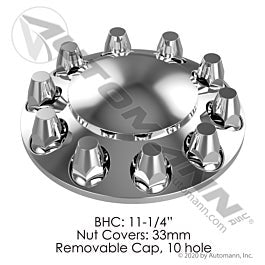Automann 562.E1003C Front Axle Cover Set