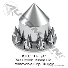 Automann 562.F1008C Rear Axle Cover Set Deep Pointed