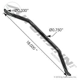 Automann 562.GH18SS Grab Handle 18in S.Steel