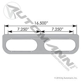 Automann 562.Q2005SS Light Bracket Double 6in Oval
