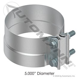 Automann 562.U3105A Exhaust Band Clamp Preformed 5in