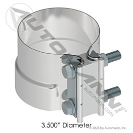 Automann 562.U3135SS Band Clamp Preformed 3.5in