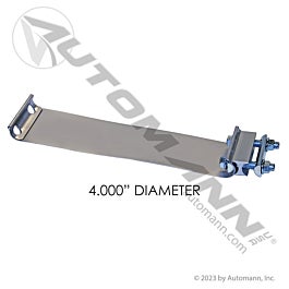 Automann 562.U3204A Band Clamp Flat 4in Aluminized