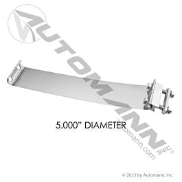 Automann 562.U3205SS-T Band Clamp Flat Torca 5in S.Steel