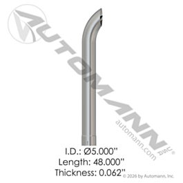 Automann 562.U5548C Chrome Stack 48in Length 5in Dia