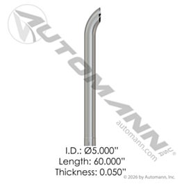 Automann 562.U5560C Chrome Stack 60in Length 5in Dia