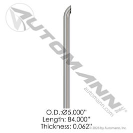 Automann 562.U5584SC Chrome Stack 84in Length 5in OD