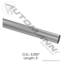 Automann 562.U7150-5A Straight Tubing 5in X 5ft Aluminized