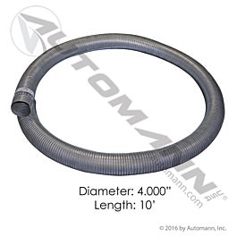 Automann 562.U7240-10G Flex Tubing 4in X 10ft Galvanized