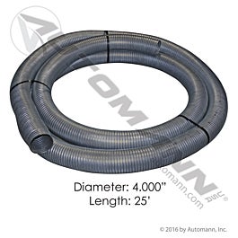 Automann 562.U7240-25G Flex Tubing 4in X 25ft Galvanized