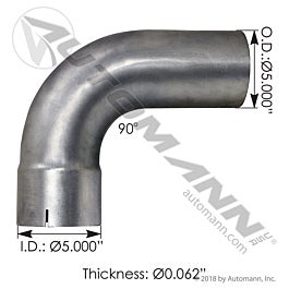 Automann 562.U7515218A Exhaust Elbow ALZ Peterbilt