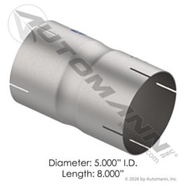 Automann 562.U84500A Coupler 5in ID X 8in Length ALZ
