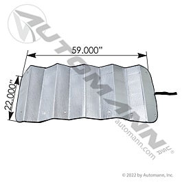 Automann 562.WS75002 Windshield Sunshade Peterbilt