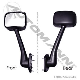 Automann 563.46011 Hood Mount Mirror LH Black