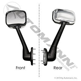 Automann 563.46011C Hood Mount Mirror LH Chrome