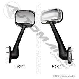 Automann 563.46012C Hood Mount Mirror RH Chrome