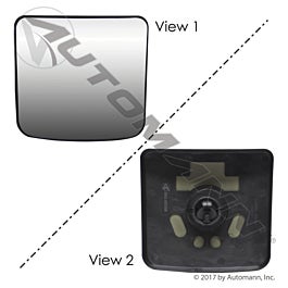 Automann 563.46068 Mirror Glass Convex Freightliner