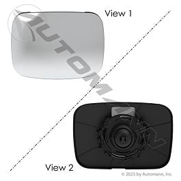 Automann 563.46093KT Mirror Plate Glass Kit Heated LH/RH P4