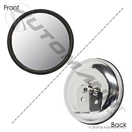 Automann 563.9001 Convex Mirror w/ L Bracket 5in S.Steel