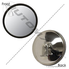 Automann 563.9002 Convex Mirror w/ L Bracket 6in S.Steel
