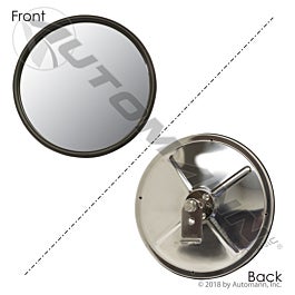 Automann 563.9003 Convex Mirror w/ L Bracket 7.5in S.Steel
