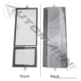 Automann 563.9022 Convex Mirror WC Split Focus w/ ADJ 6 X