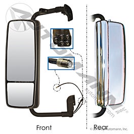 Automann 563.96003C Rear View Mirror LH Chrome Volvo