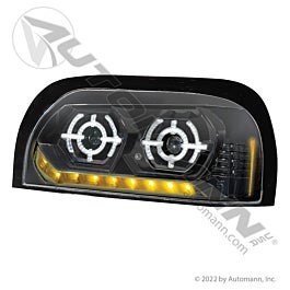 Automann 564.46043ADB LH LED Headlamp Black Century