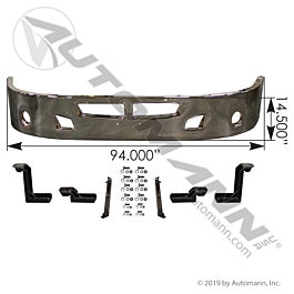 Automann 564.59110C Bumper Chrome 14in Kenworth T660