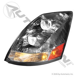 Automann 564.96016C LH Projector Chrome Headlamp Volvo