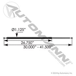 Automann 565.211812 Stabilus Hood Shock Kenworth