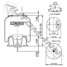 Automann 566.ER8463 Econoride Air Spring Rolling Lobe