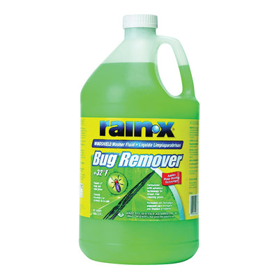 Rain-X 113605 Bug Remover Windshield Washer Fluid +32F 1 Gallon - Case of 6
