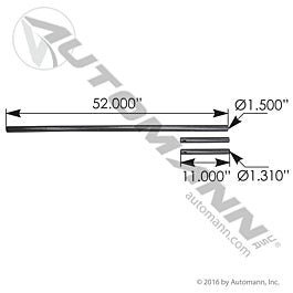 Automann 568.1033 Cross Shaft Kit Adjustable