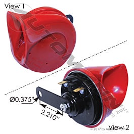 Automann 571.1302HE Hella Trumpet Horn High-Tone