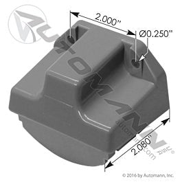 Automann 571.BK15LG Grey License Lamp Bracket