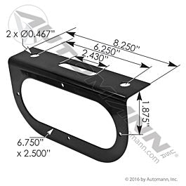 Automann 571.BK60 Light Bracket 6in Oval