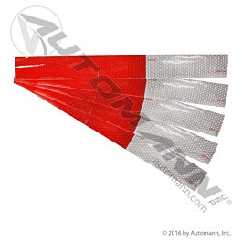 Automann 571.CT0507-5 18in Red/White 5 Strips 5yr ORALITE